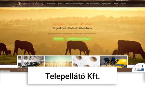 Partnereink között megtalálható a Telepellátó Kft.