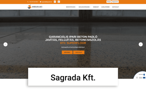 Partnereink között megtalálható a Sagrada Kft.