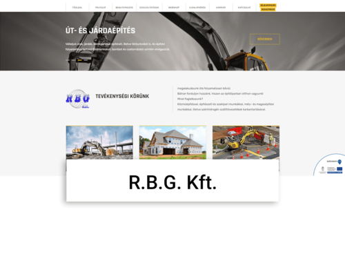 Partnereink között megtalálható a R.B.G. Kft.